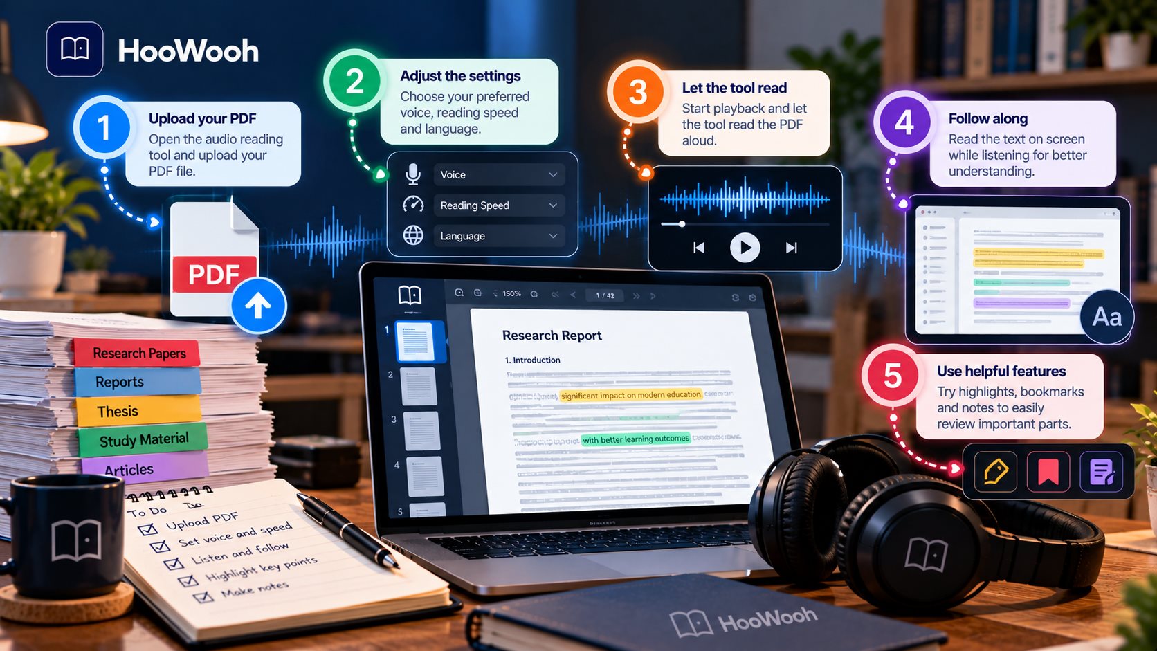 How to Use Audio Reading Tools for Long PDFs