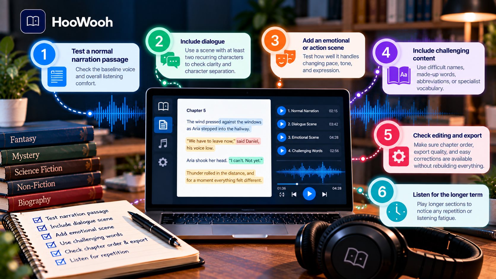 How to Test an AI Audiobook Generator Before Converting a Full Book
