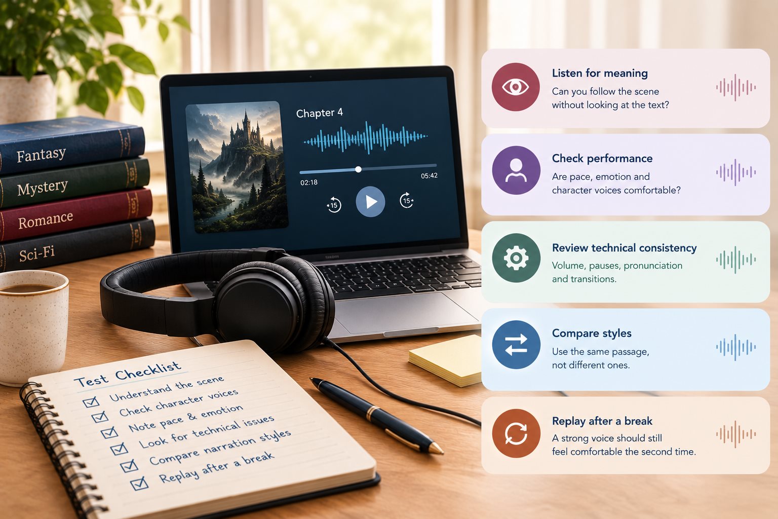 How to Test a Narration Sample Properly