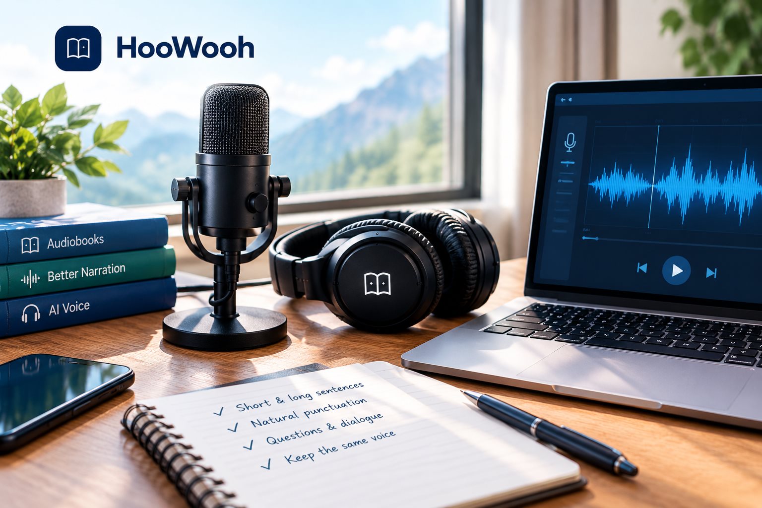 How to Record Voice Samples for AI Audiobook Narration
